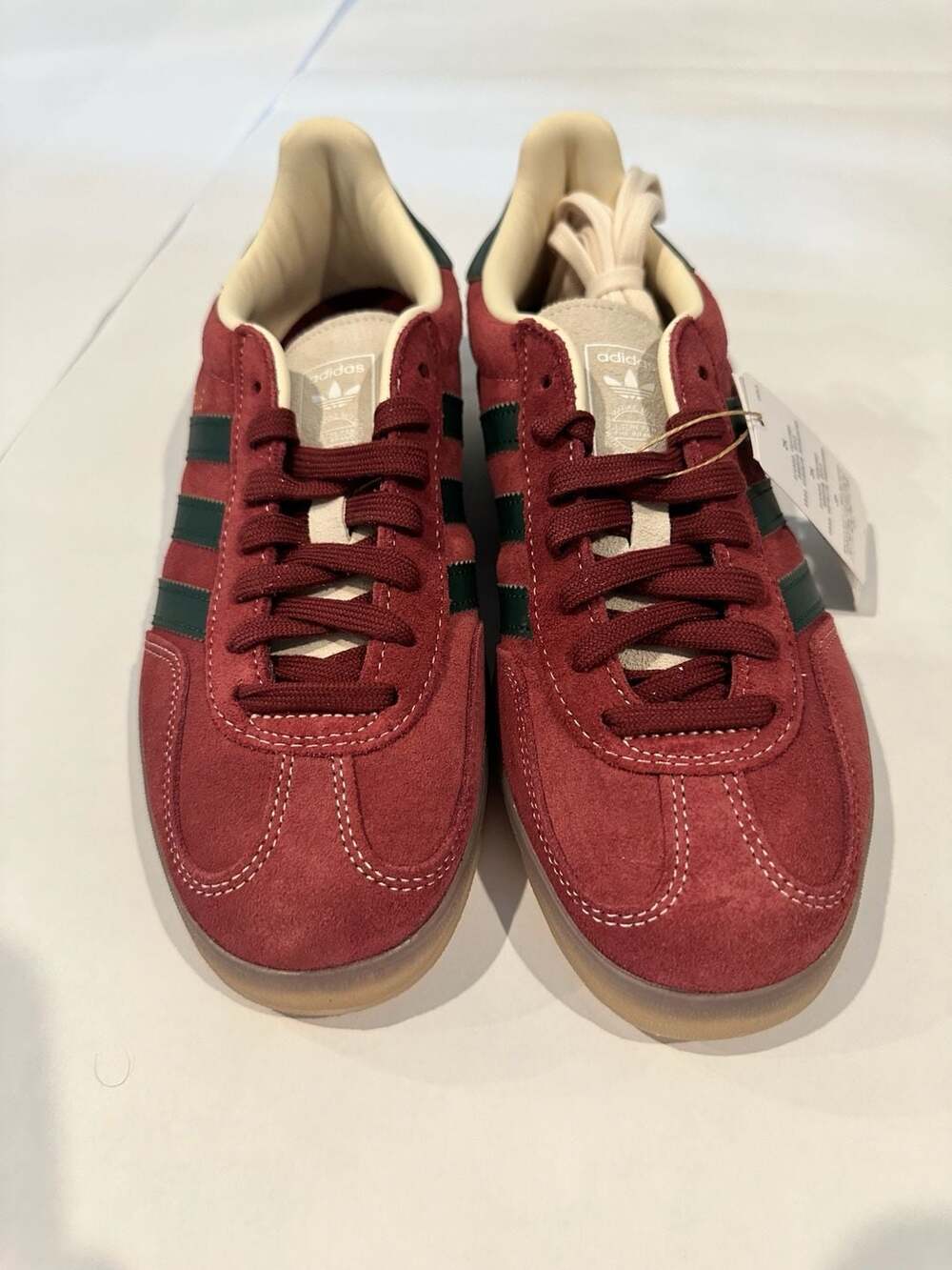 Adidas Gazelle Indoor Size 8.5 US Shadow Red